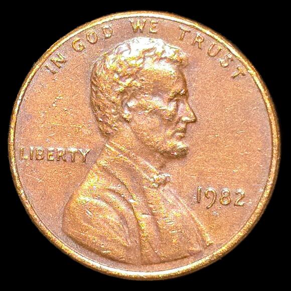 1982 Small Date D Bronze 3.08g Lincoln Memorial Cent Penny with Doubling READ - Picture 1 of 9